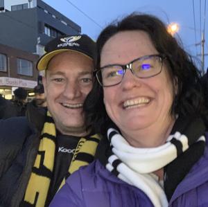 AFLW Tigers and Pies Fanatics