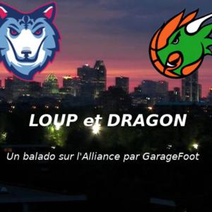 Loup et dragon par GarageFoot