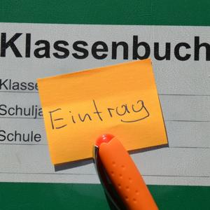 Klassenbucheintrag