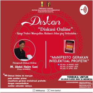 DISKON "Diskusi Online" PC IMM Kabupaten Bantul