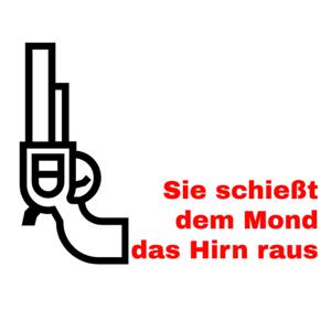 Sie schießt dem Mond das Hirn raus