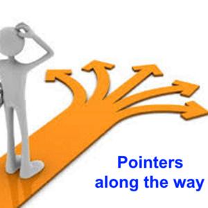 Pointers along the way