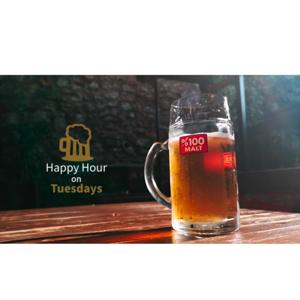 Happy Hour on Tuesdays