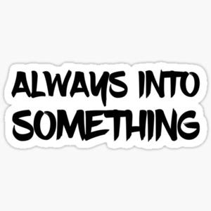 Always into Something!