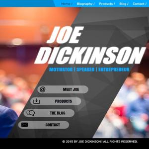 Joe Dickinson - Motivator | Entrepreneur | Speaker