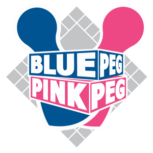 Blue Peg, Pink Peg by Blue Peg, Pink Peg, LLC