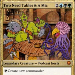 Two Nerd Tables and a Microphone