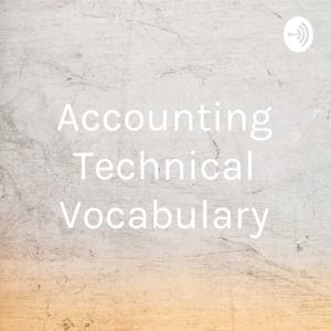 Accounting Technical Vocabulary