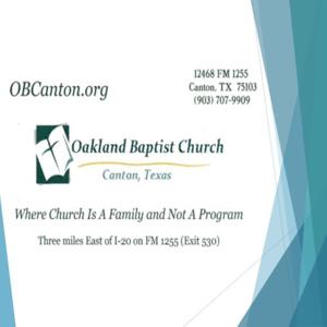 Oakland Baptist Church Sermons