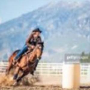 Barrel racing by Reese