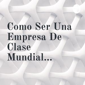 Como Ser Una Empresa De Clase Mundial...