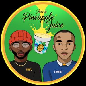 Shots of Pineapple Juice