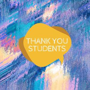 Thank you, students - Insegnare tramite la tecnologia.