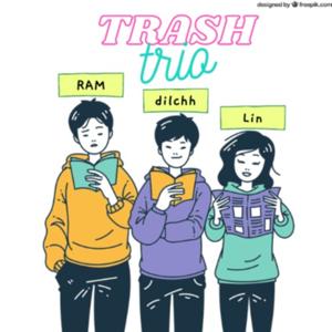 The Trash Trio is reading.