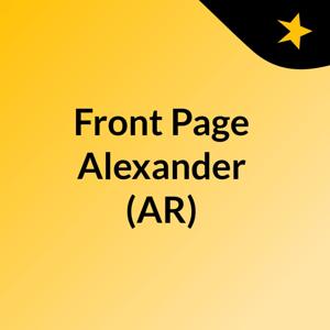 Front Page Alexander (AR)