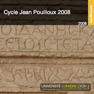 Cycle Jean Pouilloux 2008: Cycle Jean Pouilloux 2008 by Université Lyon 2