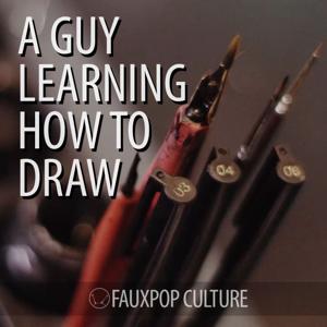 A Guy Learning How To Draw