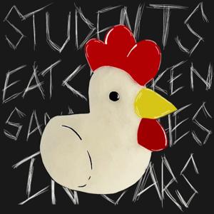 Students Eat Chicken Sandwiches in Cars