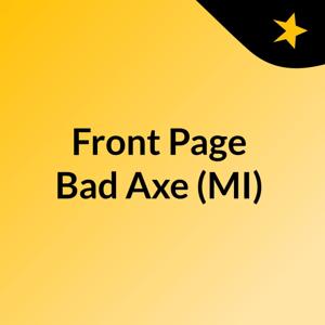 Front Page Bad Axe (MI)