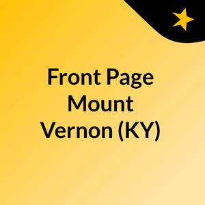 Front Page Mount Vernon (KY)