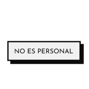 No es personal