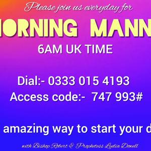 Morning Manna Testing