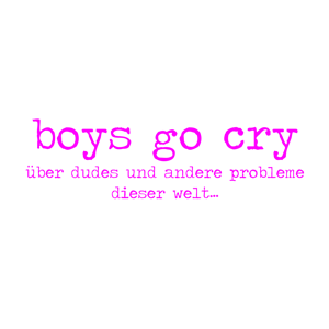 boys go cry