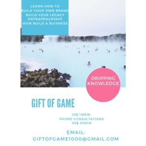 Gift Of Game Dripping Knowledge