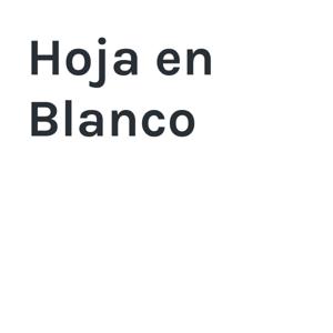 Hoja en Blanco
