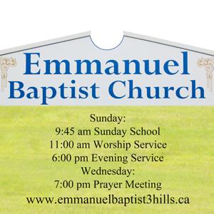 Emmanuel Baptist Church (Three Hills) Sermons