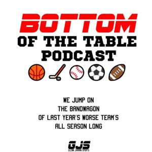 BOTTOM OF THE TABLE by GLENN JARMAN SPORTS