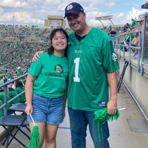 A Dad and Daughter Talk Notre Dame Football