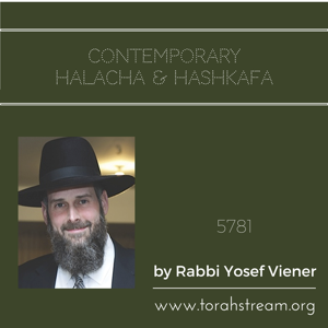 Contemporary Halacha and Hashkofa, 5781