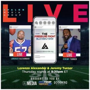 Lorenzo Alexander's Pressure Front Bills Weekly