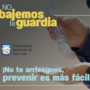 NO BAJEMOS LA GUARDIA!