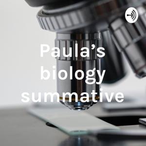Paula's biology summative