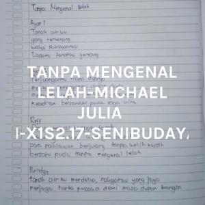 TANPA MENGENAL LELAH-MICHAEL JULIAN-X1S2.17-SENIBUDAYA