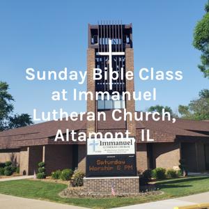 Sunday Bible Class at Immanuel Lutheran Church, Altamont, IL