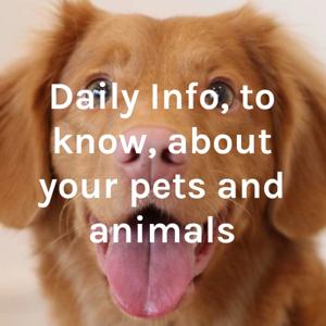 Daily Info, to know, about your pets and animals