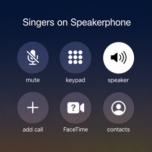 Singers on Speakerphone
