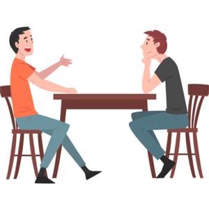 Two Guys, One Table