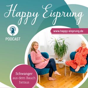 Happy Eisprung-Schwanger aus dem Bauch heraus