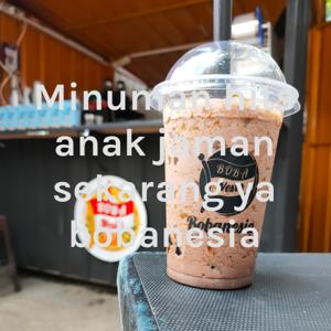 Minuman hits anak jaman sekarang ya bobanesia