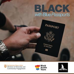 Black with Blue Passports