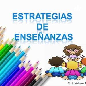 Estrategias de enseñanza