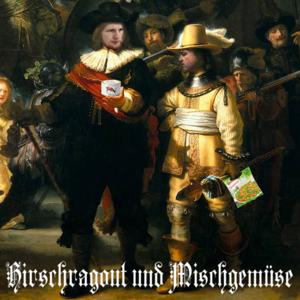 Hirschragout und Mischgemüse