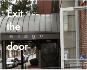 exit the stage door - dcp creative