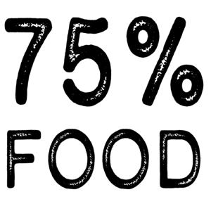 75% Food