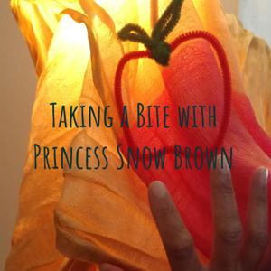 Taking a Bite with Princess Snow Brown