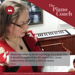 Chris at the Piano